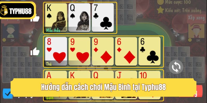 Hướng dẫn cách chơi Mậu Binh tại Typhu88